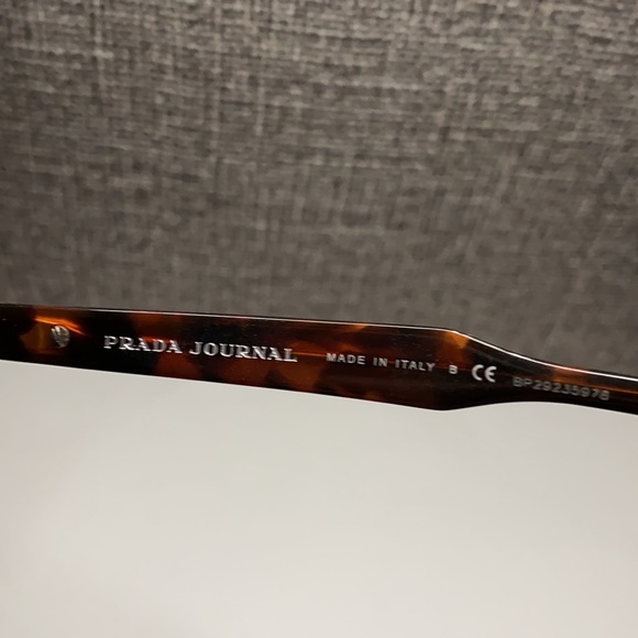 Prada Journal Eyeglasses With Demo Lenses - Picture 3 of 6